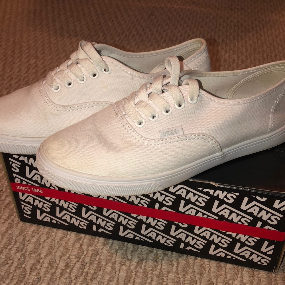 Unisex White Vans